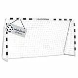 HUDORA Fußball-Tor Stadion - Fußballtor Garten groß - 76909