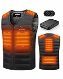 HEWINZE Beheizbare Weste Herren - Wärme weste mit akku 7.4V, heizweste jagd