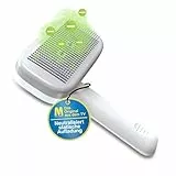 PiddiPet IonBrush - Ionen Tierhaarbürste elektrisch - Fellbürste gegen Verfilzungen & Unterwolle für Hunde & Katzen - reduziert statische Aufladung & lose Haare - sanft, selbstreinigend, hautschonend