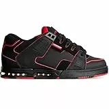 Globe Herren Fusion Skate Shoe, Schwarz/Rot/Mosaik, 45 EU