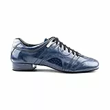 Portdance Herren Tanzschuhe/Dance Sneakers PD Casual - Leder Blau - Rauledersohle [EUR 43]