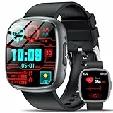 Lgnitek 2025 Smartwatch mit EKG/HRV/ΒΙυtｚυcker/BMI/Harnsäure, 1.75'' HD Gesundheitsuhr Herren Damen mit 24H ΒΙυtdrυck, Herzfrequenz, SpO2, Körpertemperatur, Schlafmonitor, Fitnessuhr für Android