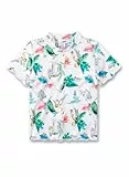 Sanetta UV Shirt Kurzarm Off-White | Praktisches und schützendes Badeshirt aus Polyamid-Mix für Mädchen. Bademode für Kinder 116