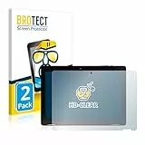 BROTECT 2 Stück Schutzfolie für Hannspree Pad Apollo 2 Displayschutz Folie Made in Germany, Ultra-Klar
