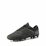 DREAM PAIRS Herren Sport Flexible Athletische Schnürschuhe Leichtgewicht Outdoor Fußballschuhe,Size 39,Schwarz/Dunkel/Grau,160859-M