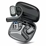 2025 KI Übersetzer Kopfhörer, 3-in-1 Bluetooth 5.4 Echtzeit Sprachübersetzer Kopfhörer mit 163 Sprachen & 4 Modi, Mic Übersetzer Ohrhörer mit App, LED Display, 50H Laufzeit für Business/Reisen/Lernen