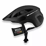 KED Embrace MU-1 Allround Helm Für City Trail Mit Verstellbarem Visier und Insektenschutznetz | Farbe: Black Matt, Größe: 54-58 (M)