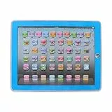 Fdit Lerncomputer Laptop elektronisches pädagogisch Kinder Tablet für Baby Kinder zu Lernaktivitäten für Buchstaben Wörter Zahlen oder Kleinkinder(Blau)
