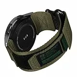MroTech Kompatible mit Huawei Watch GT4/GT2/GT3 46mm/3Pro/2Pro/GT 2 46mm Armband Sport Nylon Klettverschluss Ersatzarmband für Galaxy Watch3 45mm/Galaxy 46mm SM-R800/Gear S3 Armband 22mm,Olivgrün