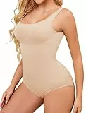 SURE YOU LIKE Shapewear Damen Bauchweg Body Shaper Bodysuit Shape Miederbody Formende Bodys Figurformende Tank Top Taillenmieder Sculpting Bodysuit