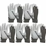 vasalat Arbeitshandschuh Gebol Uni Fit Comfort Handschuhe Größe 8 (M) | 5 Paar, Grau/Weiß