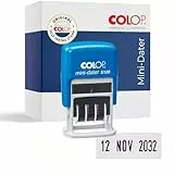 Colop 1452000200 Datumstempel MiniDater S 120 19 x 4 mm Kissen schwarz