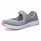Kauson Damen Sneakers Schaukelschuhe Mesh Erhöhung Schuhe Weiche Bottom Rocking Schuhe Turnschuhe Freizeitschuhe Damenschuhe Sport Schuhe 35-59 Outdoor Walking Schuhe Sale Sommerschuhe Rot