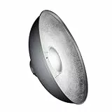 Walimex pro Beauty Dish Ø 40 cm Lichtformer für Bowens & Walimex pro Anschluss, Reflektor für weiches Licht, ideal für Portät und Beautyfotografie