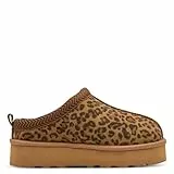 s.Oliver Damen Pantoletten aus Leder zum Reinschlüpfen, Mehrfarbig (Leopard), 39 EU