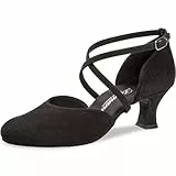 Diamant Damen 048-113-001 Tanzschuhe, Schwarz, 33.5 EU Weit