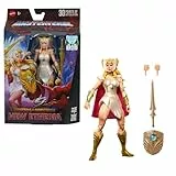 Masters of the Universe Masterverse New Etheria She-Ra-Actionfigur, ca. 18 cm großes Motu-Spielzeug, 30 Bewegungspunkte, austauschbare Hände, weicher Stoffumhang, Schild, Schwert, JBP83