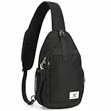 SKYSPER Schultertasche Brusttasche Crossbody Sling Bag Anti-Diebstahl Umhängetasche für Herren & Damen