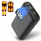 Akku 7,4 V 2 A 20000 mAh für beheizte Weste, beheizte Jacke, Mantel, Hosen und Thermounterwäsche, Ersatz-Powerbank mit DC-Anschluss für beheizte Kleidung