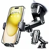 VANMASS 2025 【Neueste & Stärkste】 Handyhalterung Auto Militär-Klasse Handy Halterung Auto【Über 20KG Saugkraft】 Armaturenbrett Scheibe Autohalterung LKW für iPhone 16 Pro Max 15 14 Samsung S24 Android