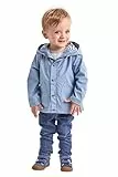 first instinct by killtec Kinder Softshell Jacke mit Kapuze FIS 23 MNS SFTSHLL JCKT, hell denim, 86/92, 37901-000