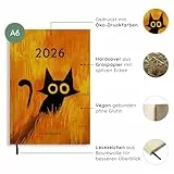 matabooks – A6 Kalender Samaya 2026 Farbe: Golden Hour (DE/EN): Veganer Jahresplaner aus nachhaltigem Graspapier