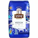 INDIA GATE Premium Basmati Reis – Feiner, aromatischer Langkornreis aus Indien, feines Langkorn (1 x 1 kg)