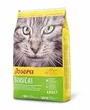JOSERA SensiCat (1 x 10 kg) | Adult | Premium Trockenfutter für ausgewachsene empfindliche Katzen | Geflügel & Reis | extra verträgliche Rezeptur | weizenfrei | Katzenfutter | 1er Pack