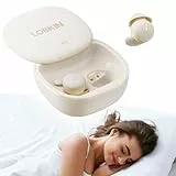 LOBKIN Schlafkopfhörer Bluetooth 5.4, Mini In Ear Kopfhörer zum Schlafen Noise Cancelling, Unsichtbare Kopfhörer für Schlaf, Sport, Yoga und Reisen (Weiß)