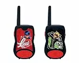 Lexibook, Miraculous Ladybug Chat Noir, Talkies-Walkies 200m, Kommunikationsspiel für Kinder, 2 Kommunikationskanäle, Gürtelclip, Schwarz/Rot, TW12MI