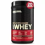 Optimum Nutrition Gold Standard 100% Whey, Proteinpulver, Geschmack Double Rich Chocolate, 620g, 20 Portionen