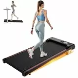 HomeFitnessCode Laufband mit Neigung für Zuhause - Walking Pad Laufpad mit Steigung Walkpad Untertisch Elektrisch 1-8 KMH Walking Klein Band Gehband Treadmill, Schwarz