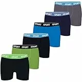 LOREZA ® 6 Pack Jungen Boxershorts aus Baumwolle Unterhosen (140-146 (10-11Jahre), Modell 1)