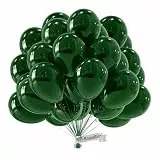 Bastelbär BIO Luftballons Grün • [100 Stück] • Made in EU • Premium Ballons aus Naturkautschuklatex • Helium Geeignet • aus Natürlichen Rohstoffen • Luftballons Geburtstag