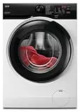 AEG Waschmaschine 8 kg, Serie 6000 mit KI WashAssist für Anpassung von Wasser, Energie und Zeitverbrauch, Startzeitvorwahl, Nachlegefunktion, Vollwasserschutz, 1400 U/min, LR6AMZ48FL