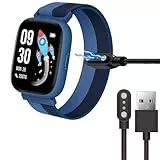 Blueshaweu Ladekabel Kompatibel mit BIGGERFIVE Smartwatch Kinder 1,8' Brave 2, Kabel Ladegerät Ladestaion Kompatibel für BIGGERFIVE Brave 2 Smartwatch (schwarz)