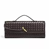 CMLDJBD Damen Henkeltaschen Nische Gewebte Schultertasche Handgehaltene Abendtasche Vielseitige Damentasche