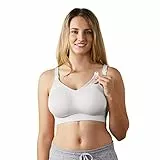 Bravado Designs Body Silk Nahtloser Still-BH zum Stillen, kabelloser Schwangerschafts-BH, Weiss/opulenter Garten, Medium
