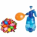 Wasserbomben Füllflasche Mit 500 Luftballons Water & Air Balloon Pumpen Set Wasserbomben Pumpe Sommer Outdoor Wasserspielzeug Für Kinder Und Erwachsene