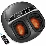 RENPHO Fußmassagegerät mit Wärme, Shiatsu Fussmassagegerät Elektrisch;Vatertagsgeschenk für Papa; mit Wärmefunktion, Kneten, Rollen and Luftkompression, Fernbedienung, Revitalisiert Müde Füße