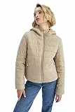 DeFacto Gesteppt Mantel Für Damen Steppjacke für Damen Sand,XL