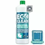 Eco Clean® Polsterreiniger 1L - hochwirksamer Sofa Reiniger - materialschonend - zuverlässiger Autositz Reiniger mit Farbauffrischung - Polsterschaum antistatisch - Made in Germany