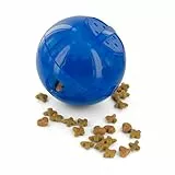 PetSafe SlimCat Interaktiver Futterball - Leichtes, Spülmaschinenfestes Spielzeug - Verschiedene Portioneinstellungen - BPA-freies Plastik - Langsame Fütterung für bessere Verdauung - Blau