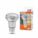 OSRAM LED Star R63 LED Lampe für E27 Sockel, Reflektor-Lampe, Glas-Design, 350 Lumen, warmweiß (2700K), Ersatz für herkömmliche 60W Glühbirnen, nicht dimmbar, 1er-Pack