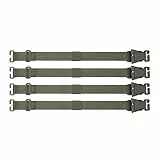 4PCS Tactical Rush Tier System, tragbares Molle-Rucksackgurt-Zubehör für Outdoor-Camping, Wandern, Bergsteigen