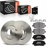 Frankberg Bremsensatz inkl. 2x Bremsscheiben + 4x Bremsbeläge Vorne Kompatibel mit CX-5 GH KE Replace# K0Y13328ZA,GHP933251