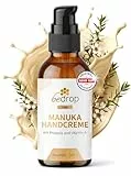 bedrop Manuka Repair Handcream feuchtigkeitsspendende Handcreme mit Manuka Honig, Bienenwachs, Propolis & Vitamin A bei trockenen & rissigen Händen anwendbar