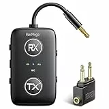 2025 Neuester Bluetooth 5.4 Adapter, ElecMoga 2 in 1 Bluetooth Sender und Empfänger Klinke 3,5 Unterstützt Zwei Geräte mit Mehrfach-Audiodekodierung, für Flugzeug, TV, Kopfhörer, Auto, Mehr
