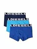 Diesel Herren Boxershorts 00SAB2 (3er Pack), Mehrfarbig (Blue 12), M