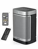 Dreo Heizlüfter Energiesparend Leise, 1500W mit Fernbedienung, 70° Oszillierend, WLAN Alexa & Google Assistant, 12-Std-Timer, 3 Modus 3 Geschwindigkeit, PTC Keramik Heizlüfter Klein, Atom One S